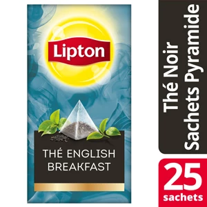 Lipton Exclusive Selection Thé Noir English Breakfast 25 Sachets Pyramides