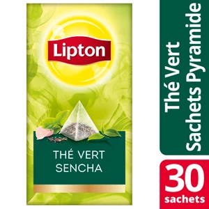 Lipton Exclusive Selection Thé Vert Sencha 30 Sachets Pyramides