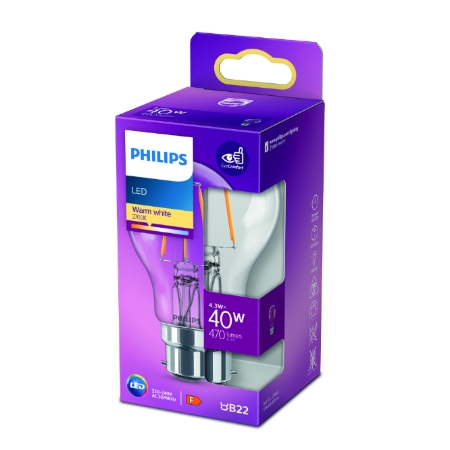 Led Cla Std 40w A60 B22 Ww B1