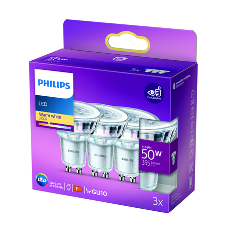 Led Clas 4 6-50w Gu10 Ww B3