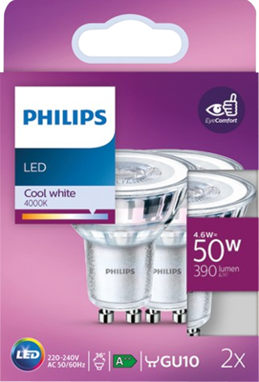 Led Classic 4 6-50w Gu10 Cw B2