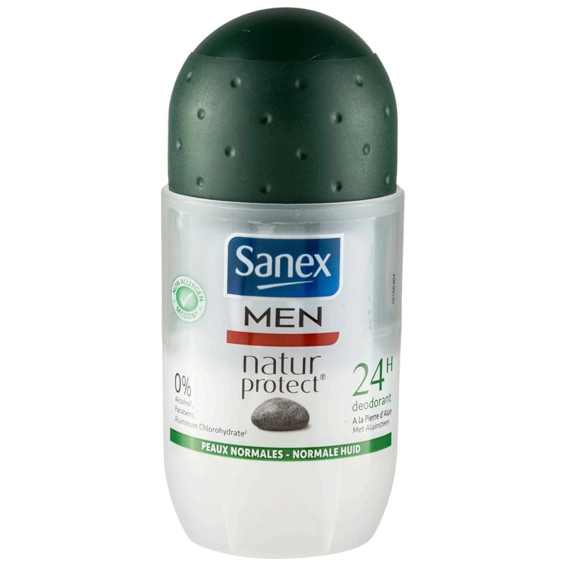 MEN roll-on deodorant natuur beschermt de normale huid 50ml - SANEX