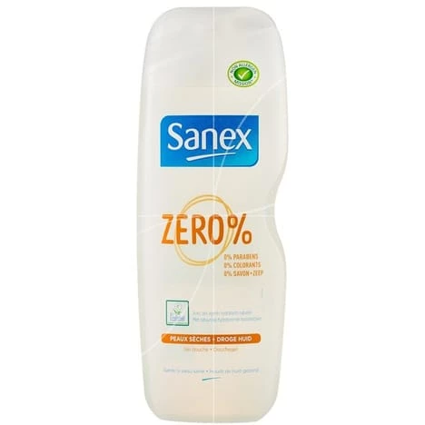Gel douche zéro% peaux sèches 750ml - SANEX