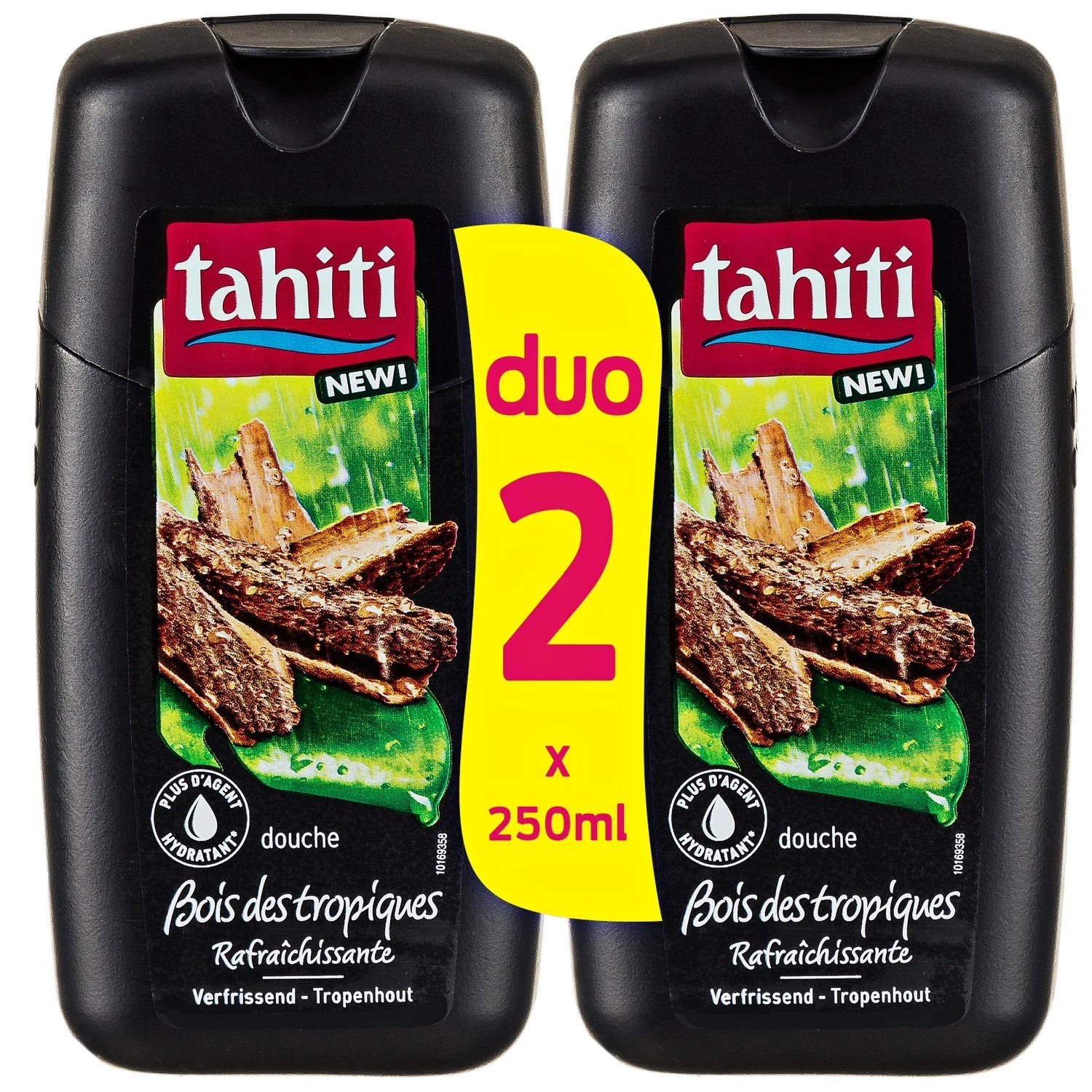 Gel de ducha madera tropical 2x250ml - TAHITI