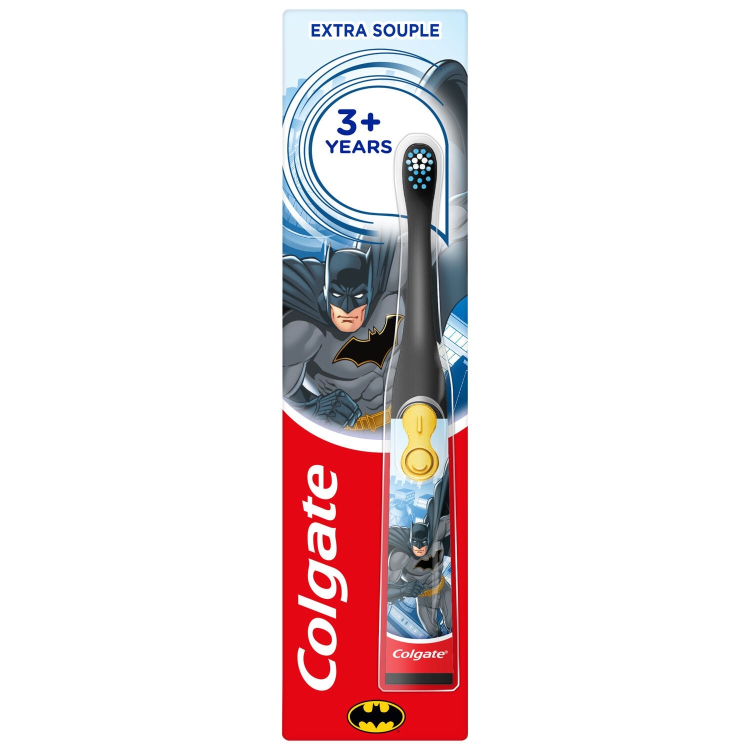 Brosse à dents à piles Enfant Batman extra-souple - COLGATE