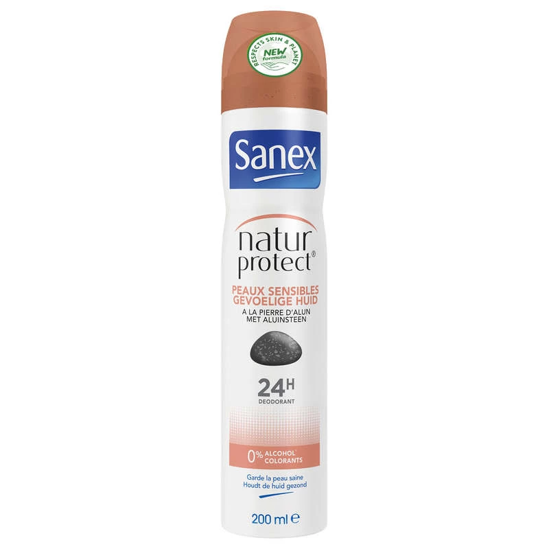 Natur Protect Deodorant Spray with Alum stone for sensitive skin 24 hours - SANEX