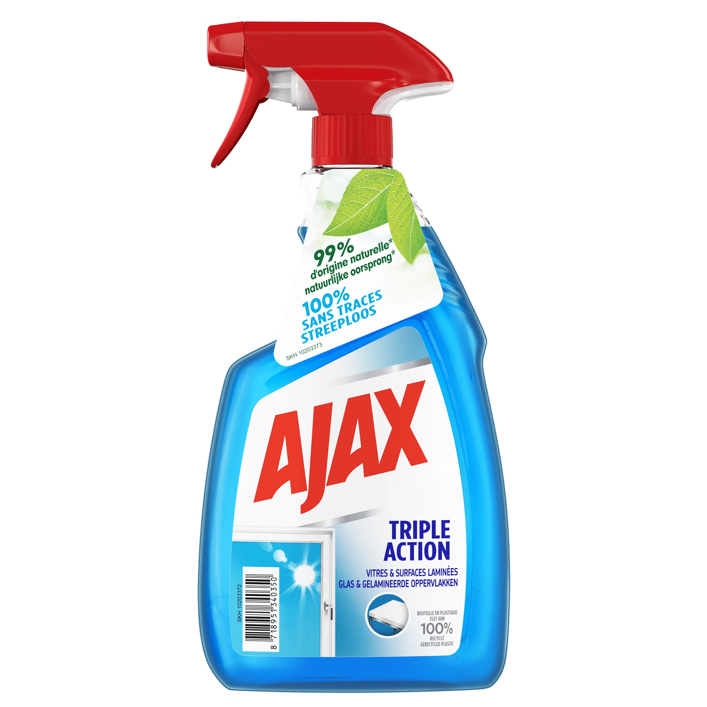 Limpador de janelas doméstico 3 em 1 - 750 ml - AJAX