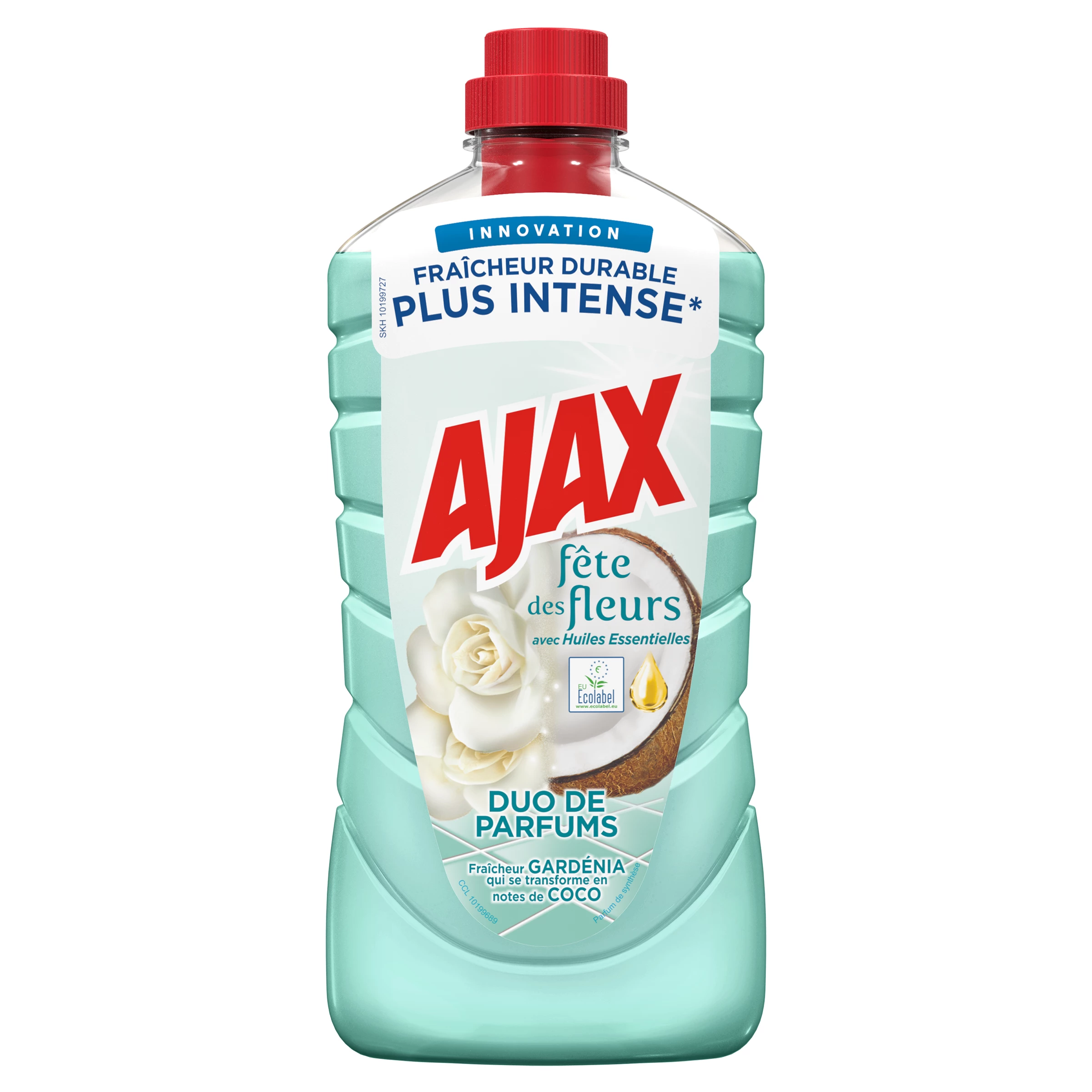 Limpador de piso doméstico e multi-superfícies gardênia coco - AJAX