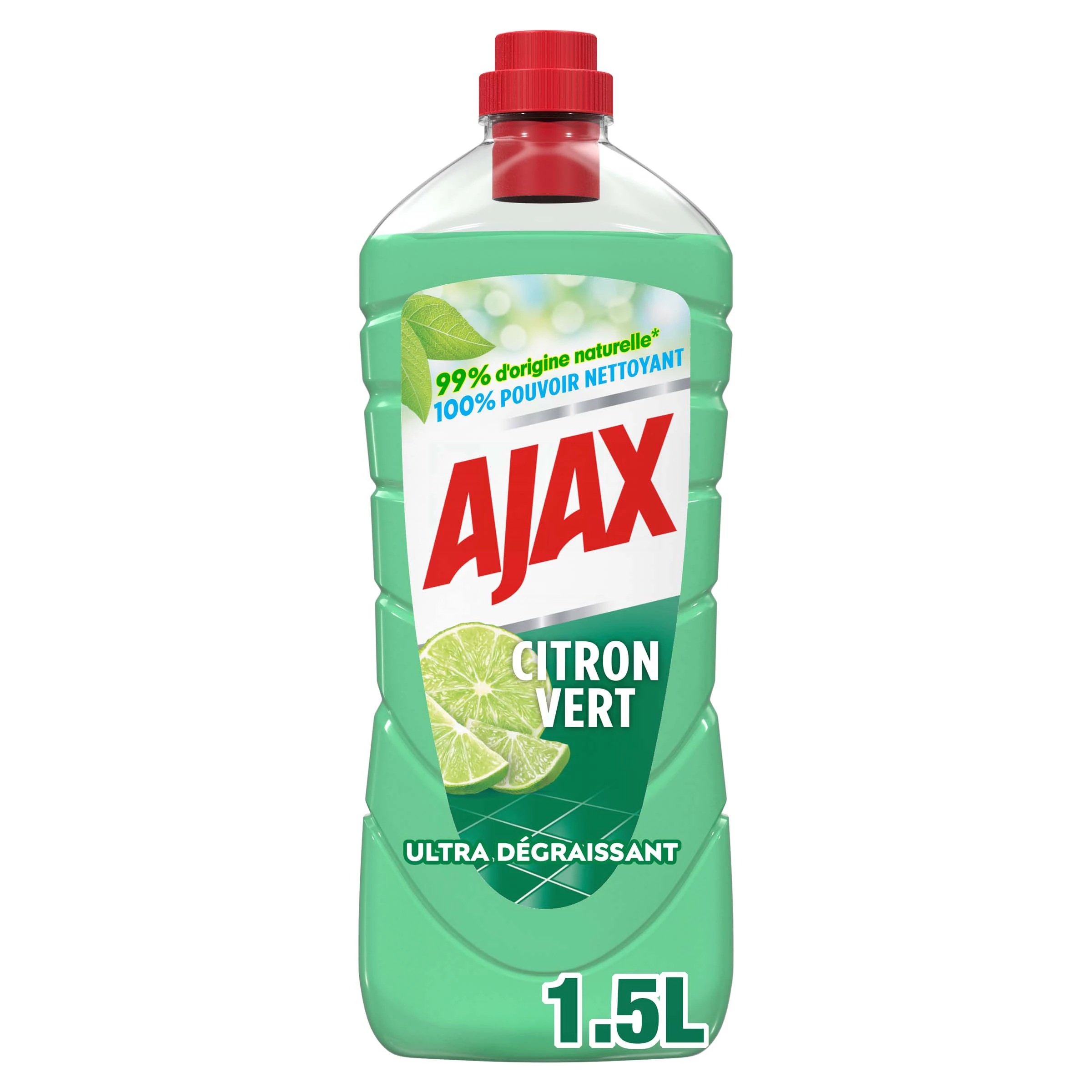 Huishoudelijke vloerreiniger en multifunctionele ultra-ontvetter Lime Eco Verantwoord - AJAX