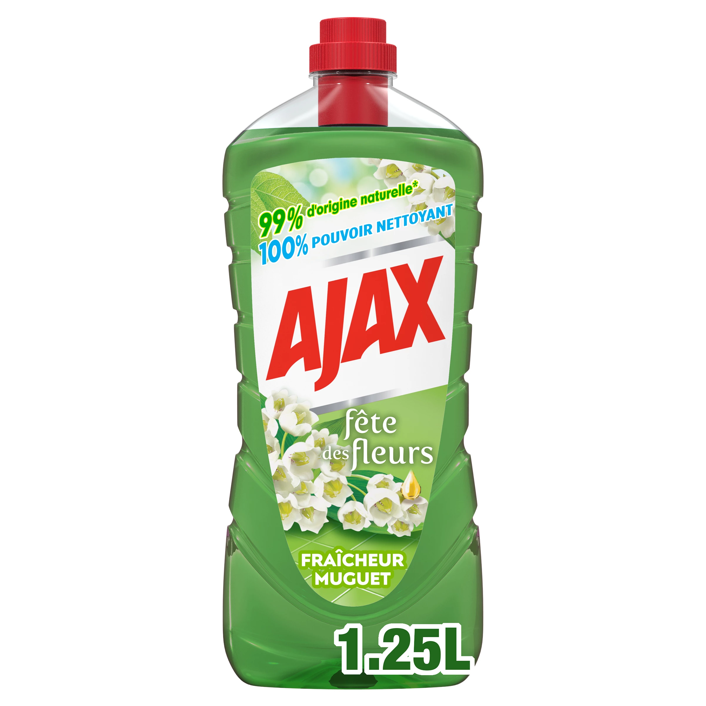 Lily of the Valley Freshness Detergente per pavimenti domestici e multiuso - AJAX