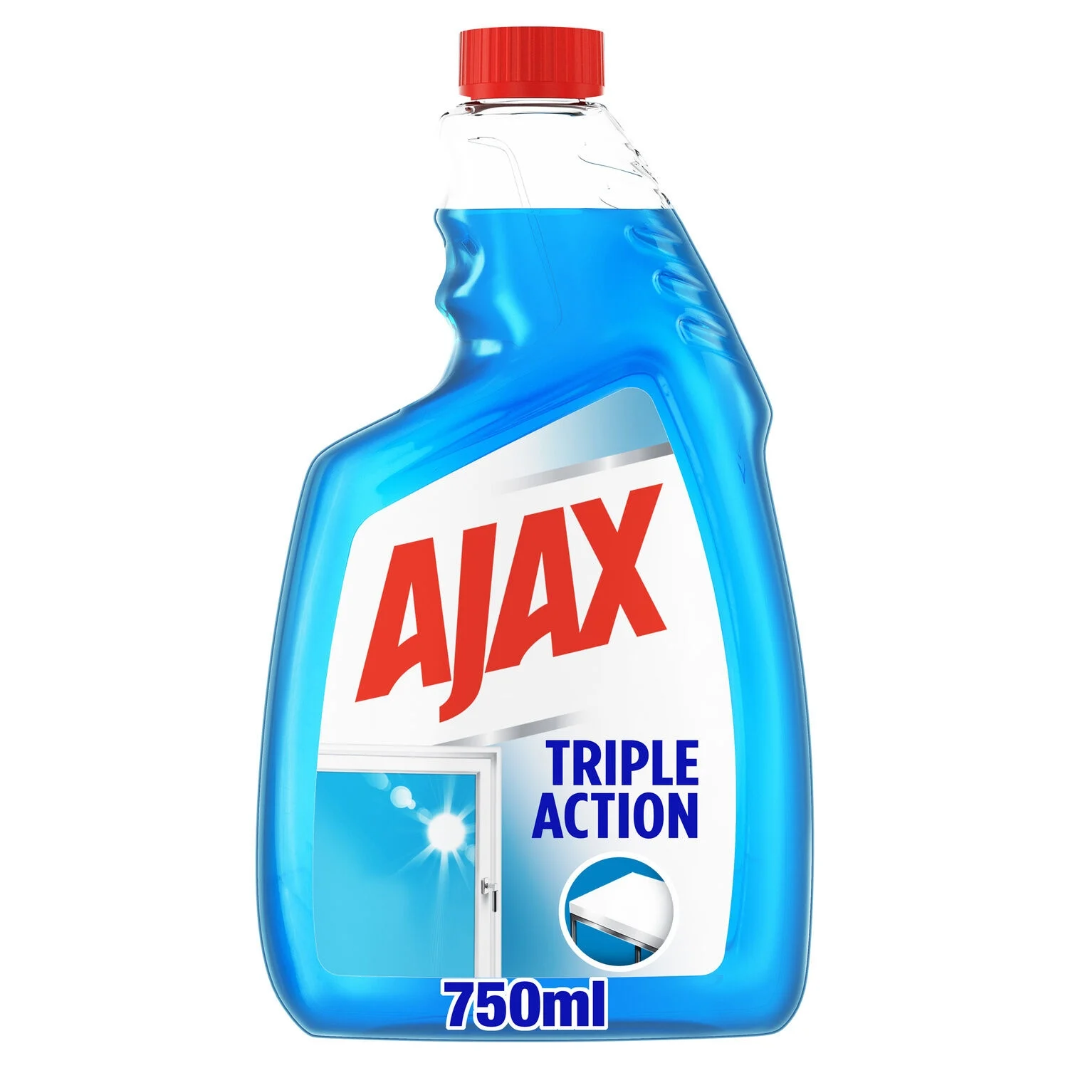 Triple action window cleaner 750ml - Ajax