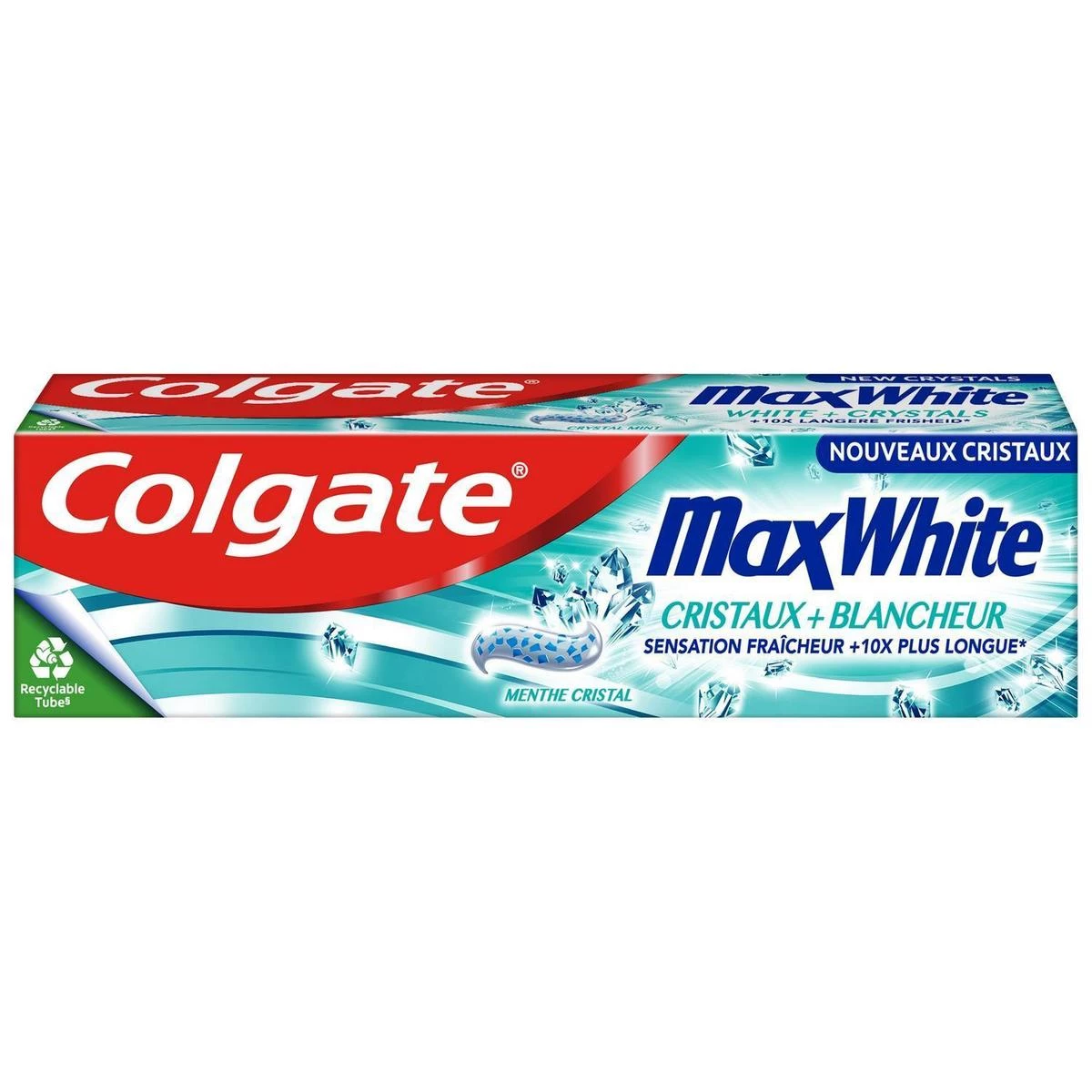Dentifrice Max White Blancheur Microbille 75ml -colgate