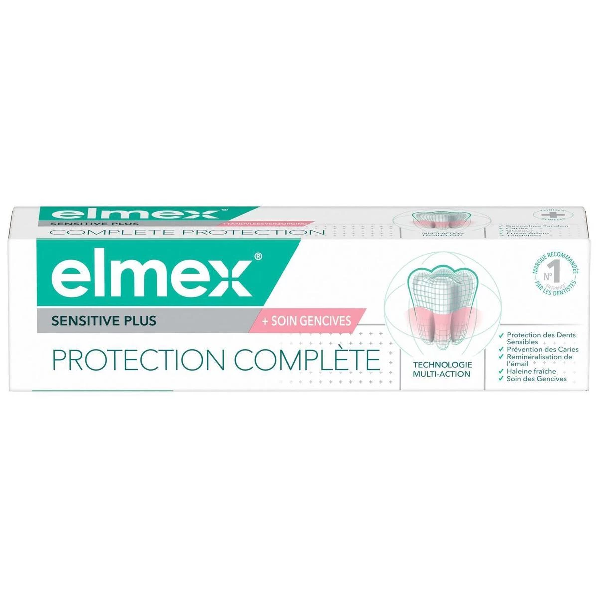 Dentifrice Sensitive Plus Protection Complète 75ml - Elmex