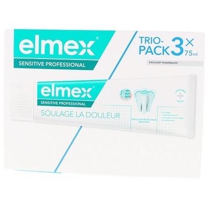 Dentifrice Sensitive Professional 75 ml lot de 3 - ELMEX
