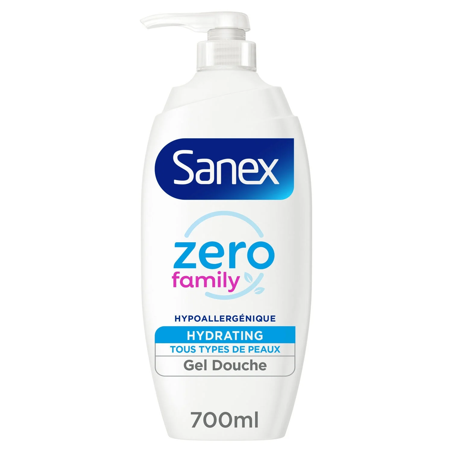 Zero Family Pump Shower Gel 700ml - Sanex