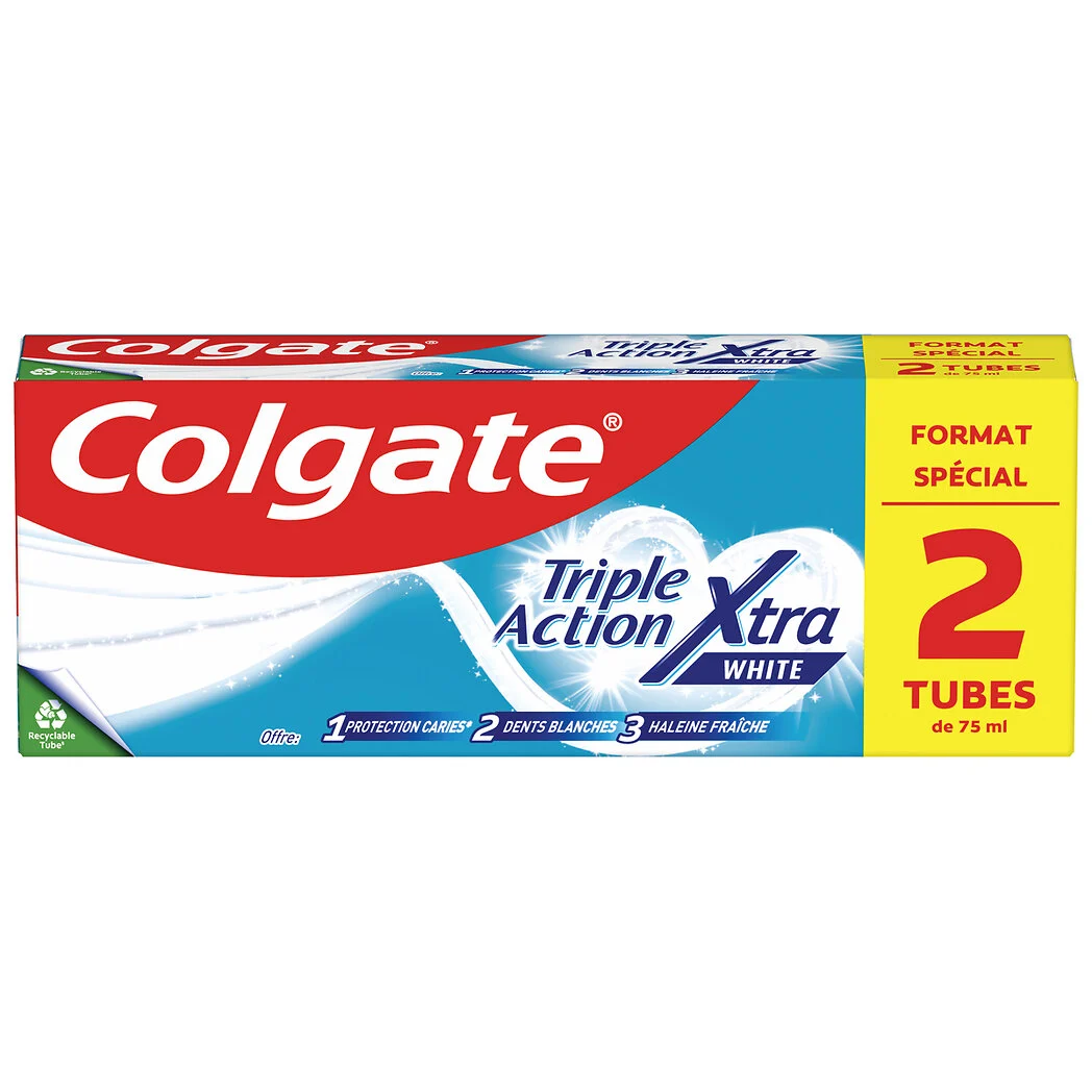 Colg Dent X3act Blanch 2x75ml