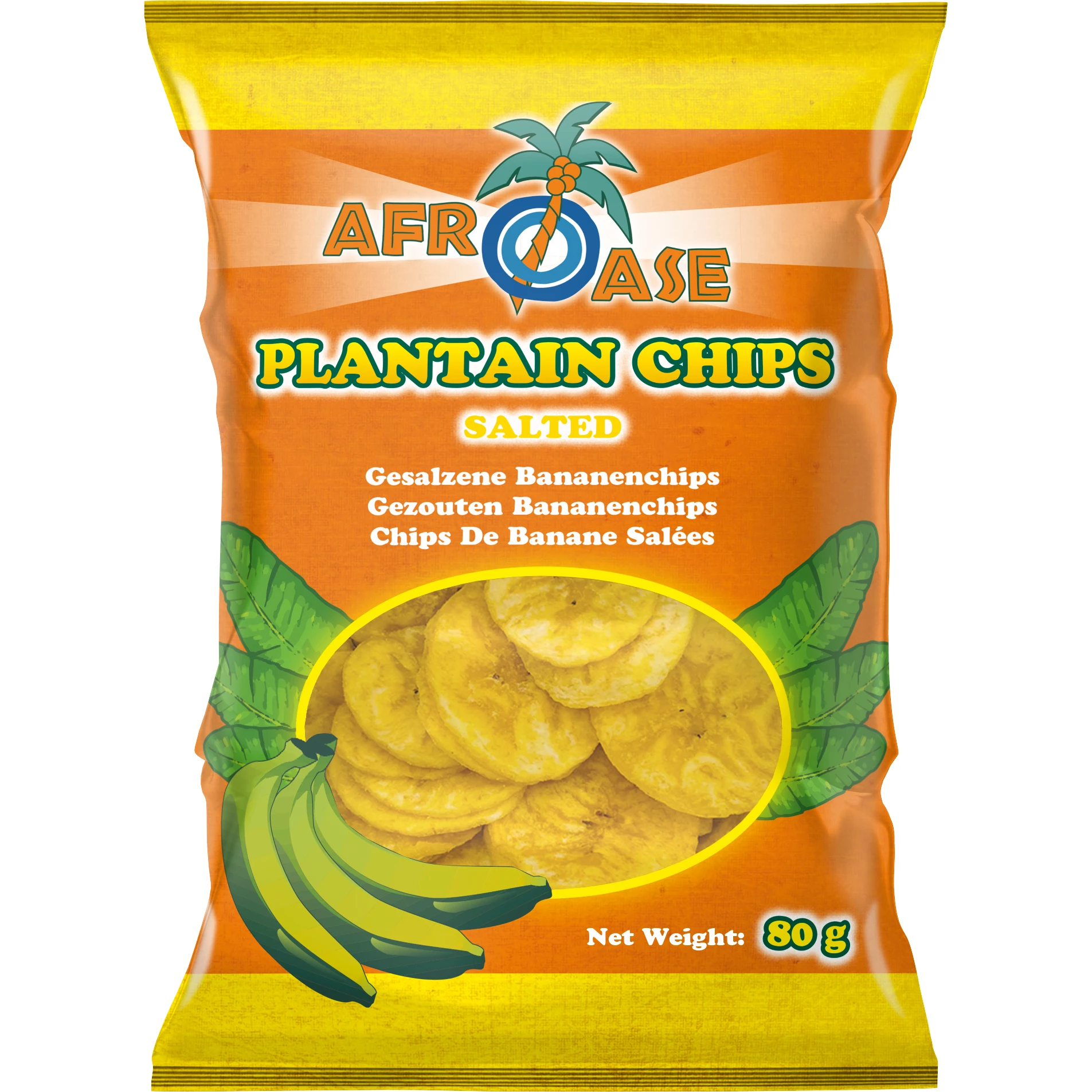 Plantain Chips Sales 20 X 80 Gr - Afroase