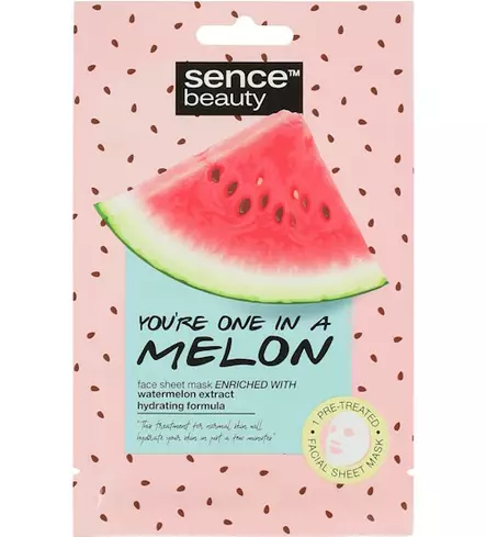 X1 Melonen-Gesichtsmaske