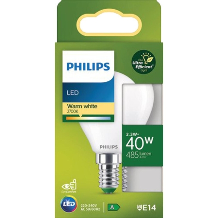 Led Cla 40w P45 E14 2700k Fr