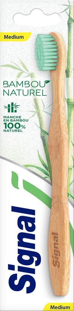 Bamboo Toothbrush 100% Medium - Signal