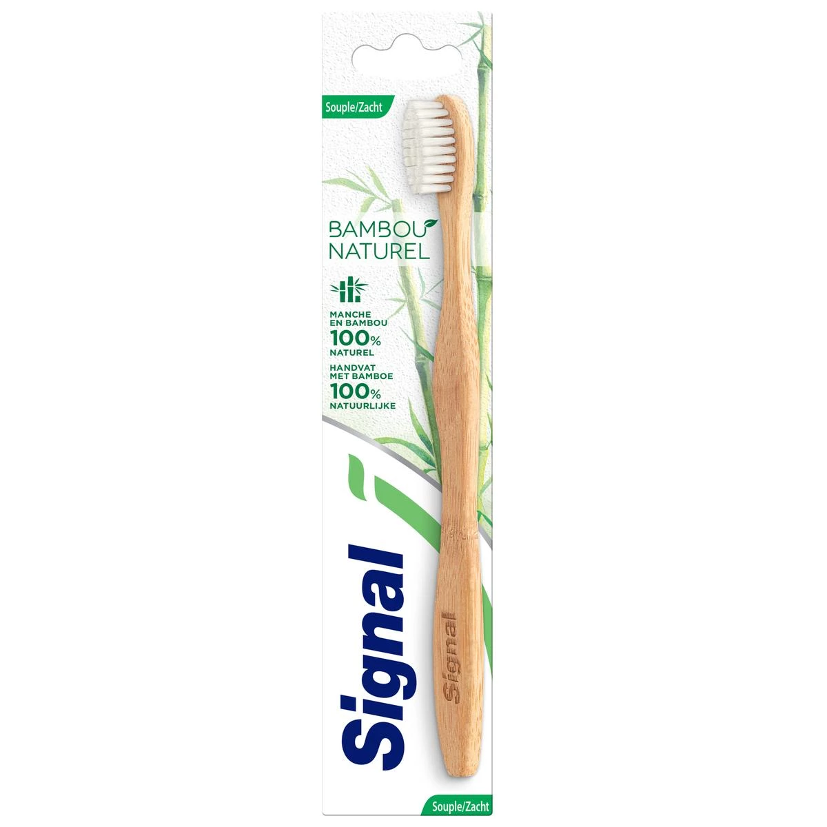 Brosse à Dents Bambou 100% Souple - Signal