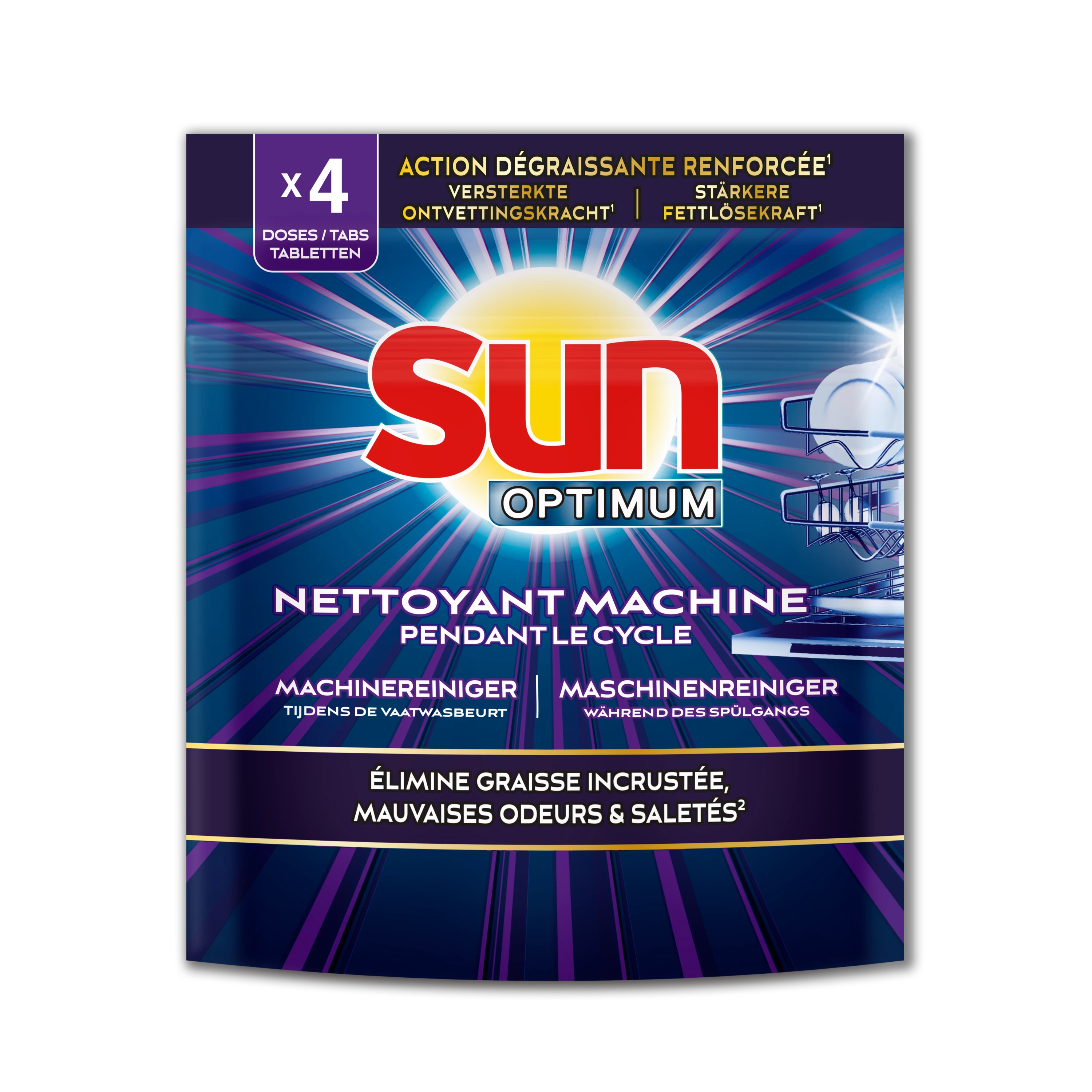 Sun Nettoyant 洗液 4 件装