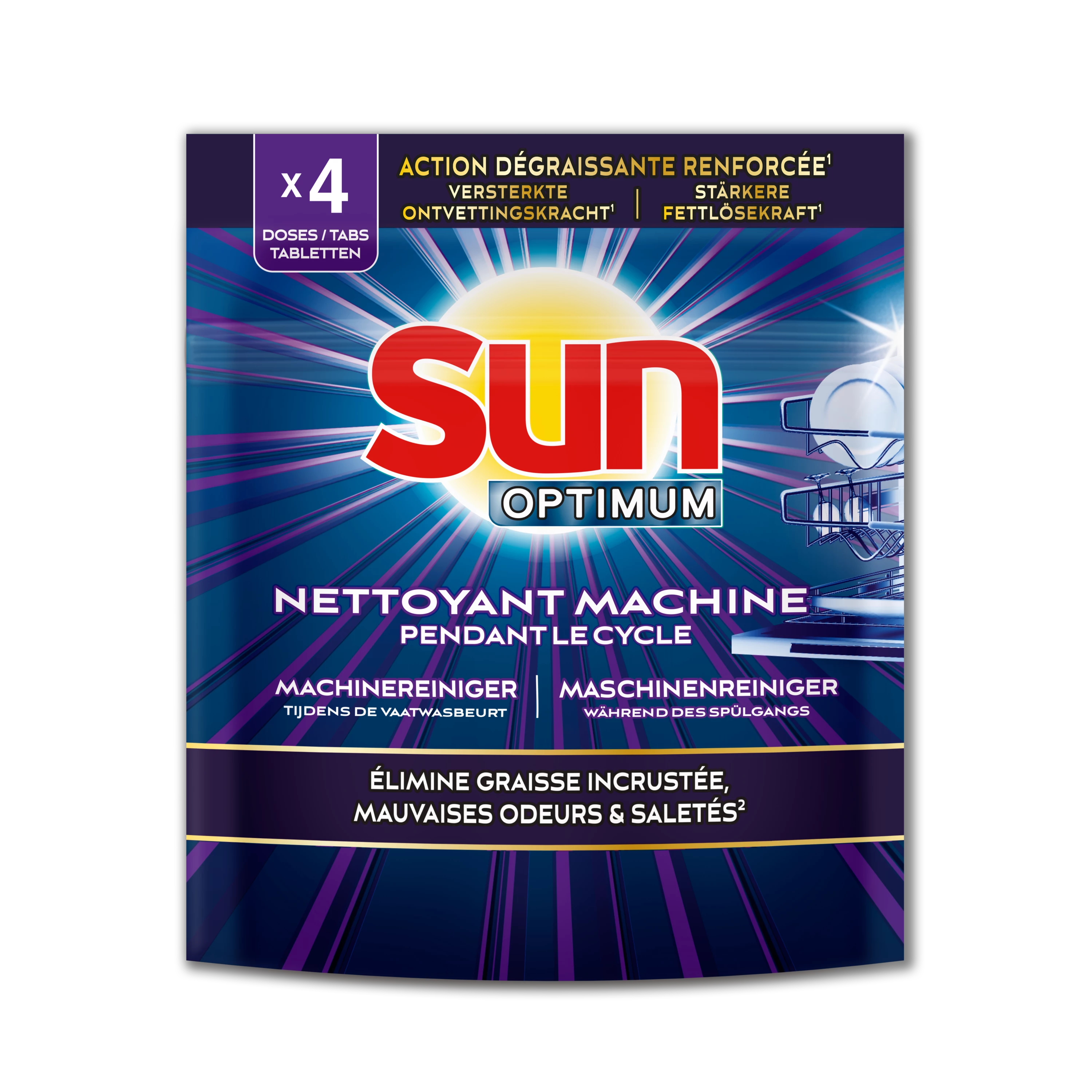 Sun Nettoyant En Lavado 4ud