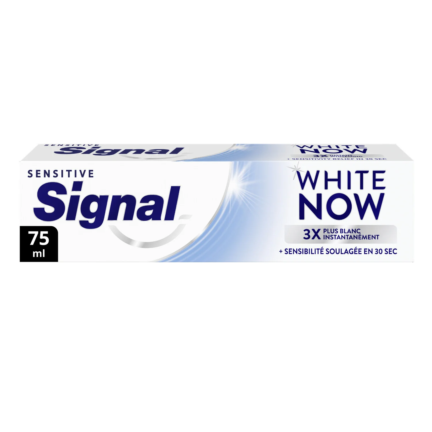 Dentifrice White Now Blancheur Sensitive 75ml -signal