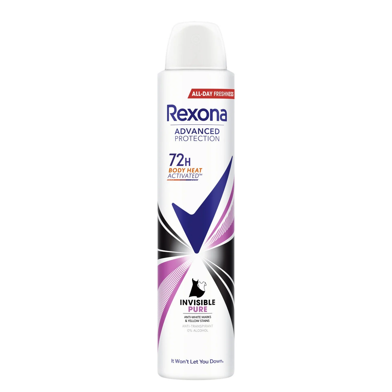 200ml Deo F Inv Pur 72h Rexona