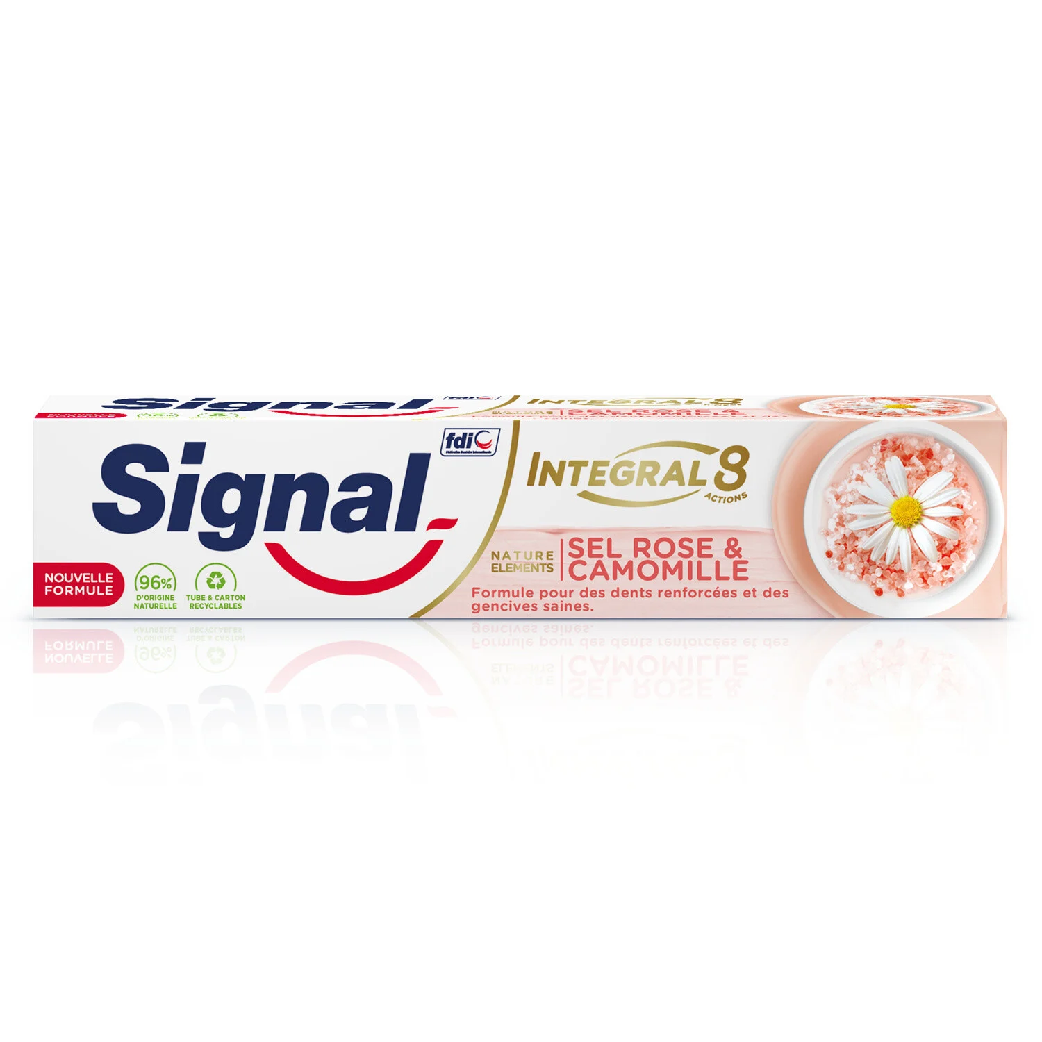 Dentifrice Integral 8 Nature Elements Sel Rose & Camomille 75ml- Signal