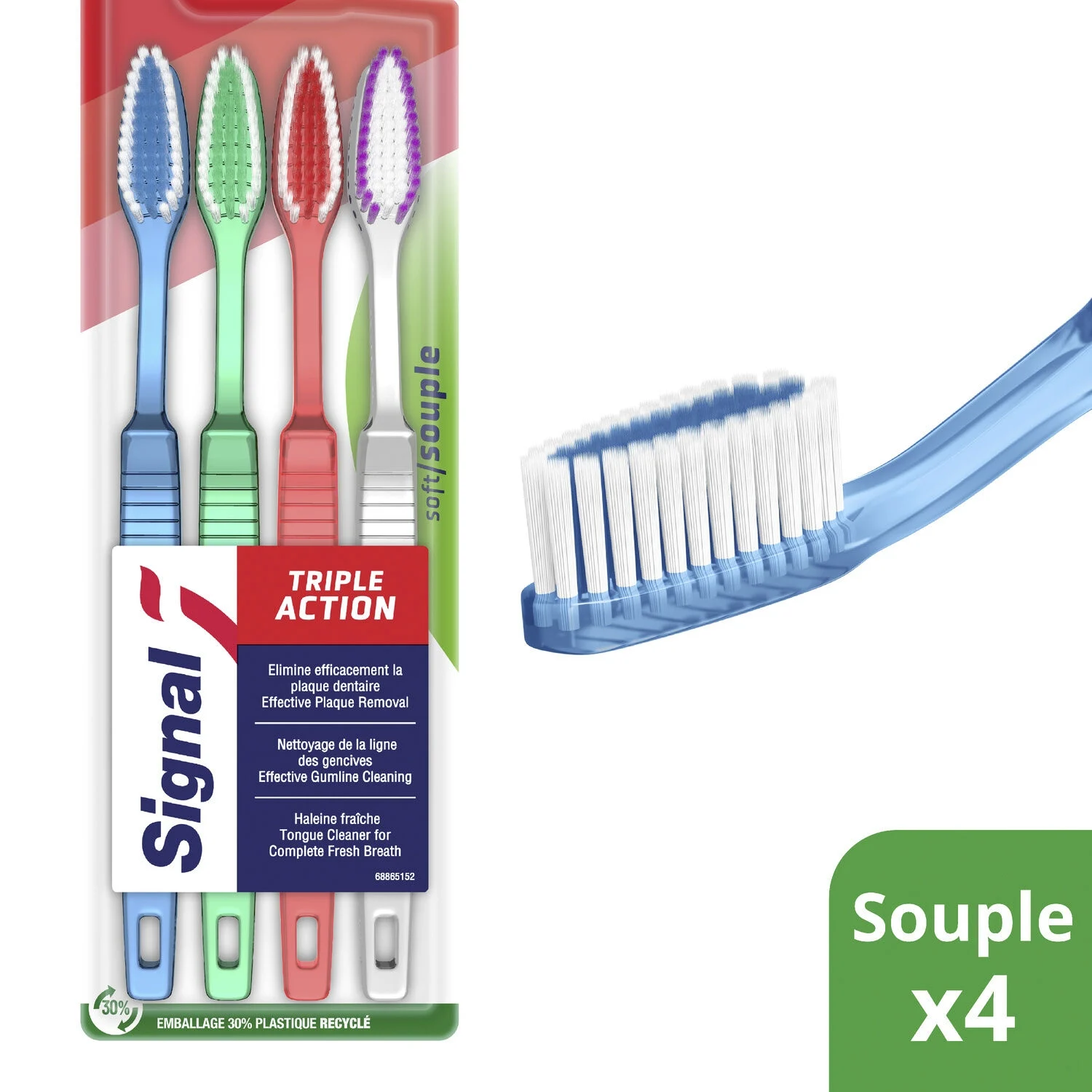 Triple Action Soft Toothbrush - Signal