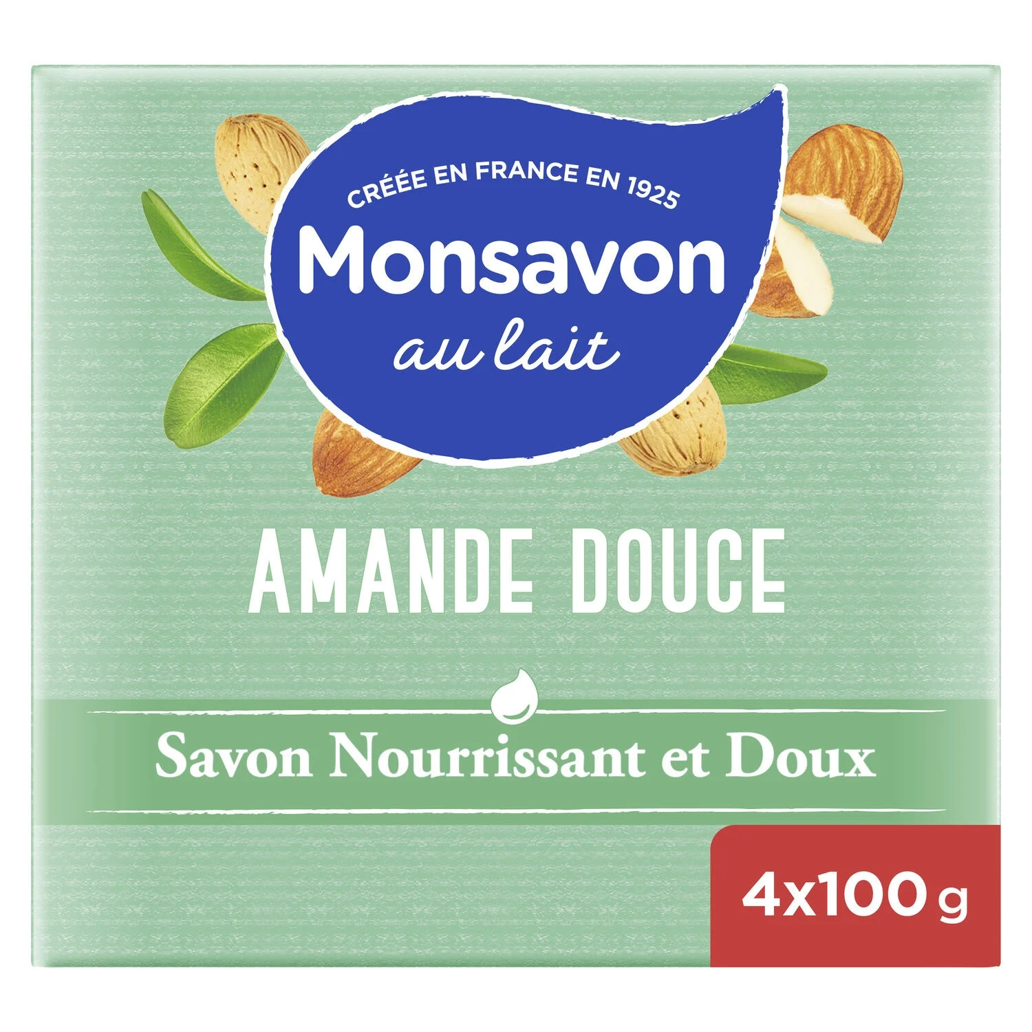 4x100g Monsavon Almond Soap
