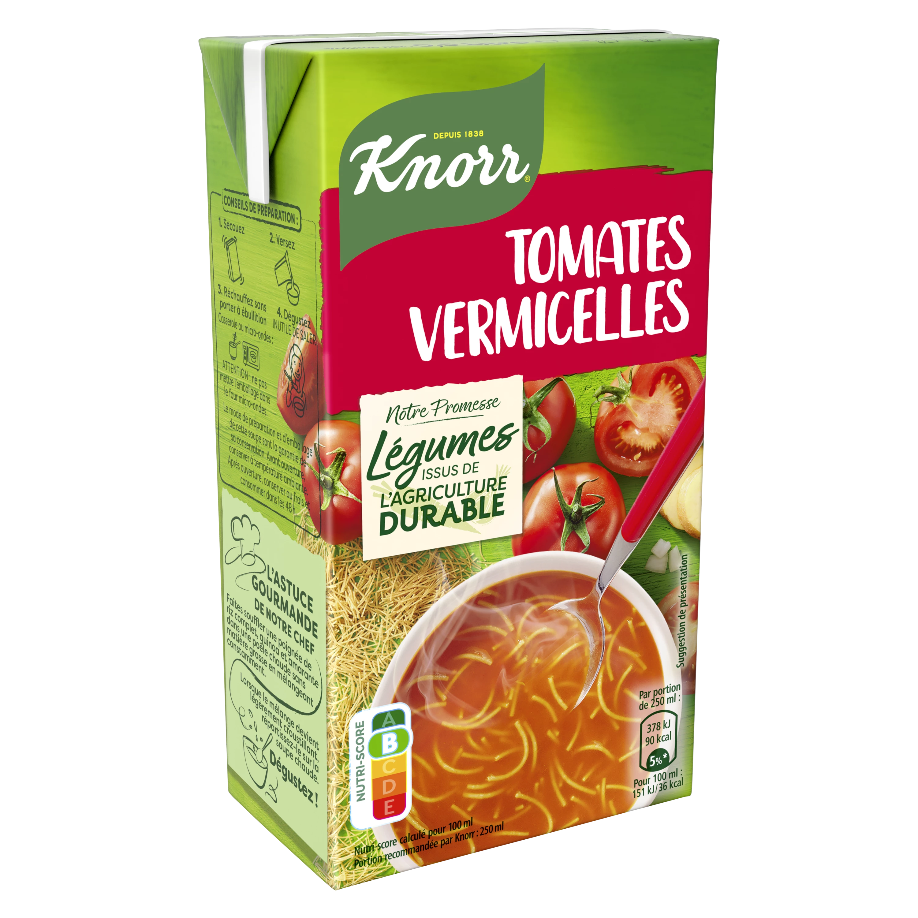 Soupe Tomate Vermicelles, 500ml  - KNORR