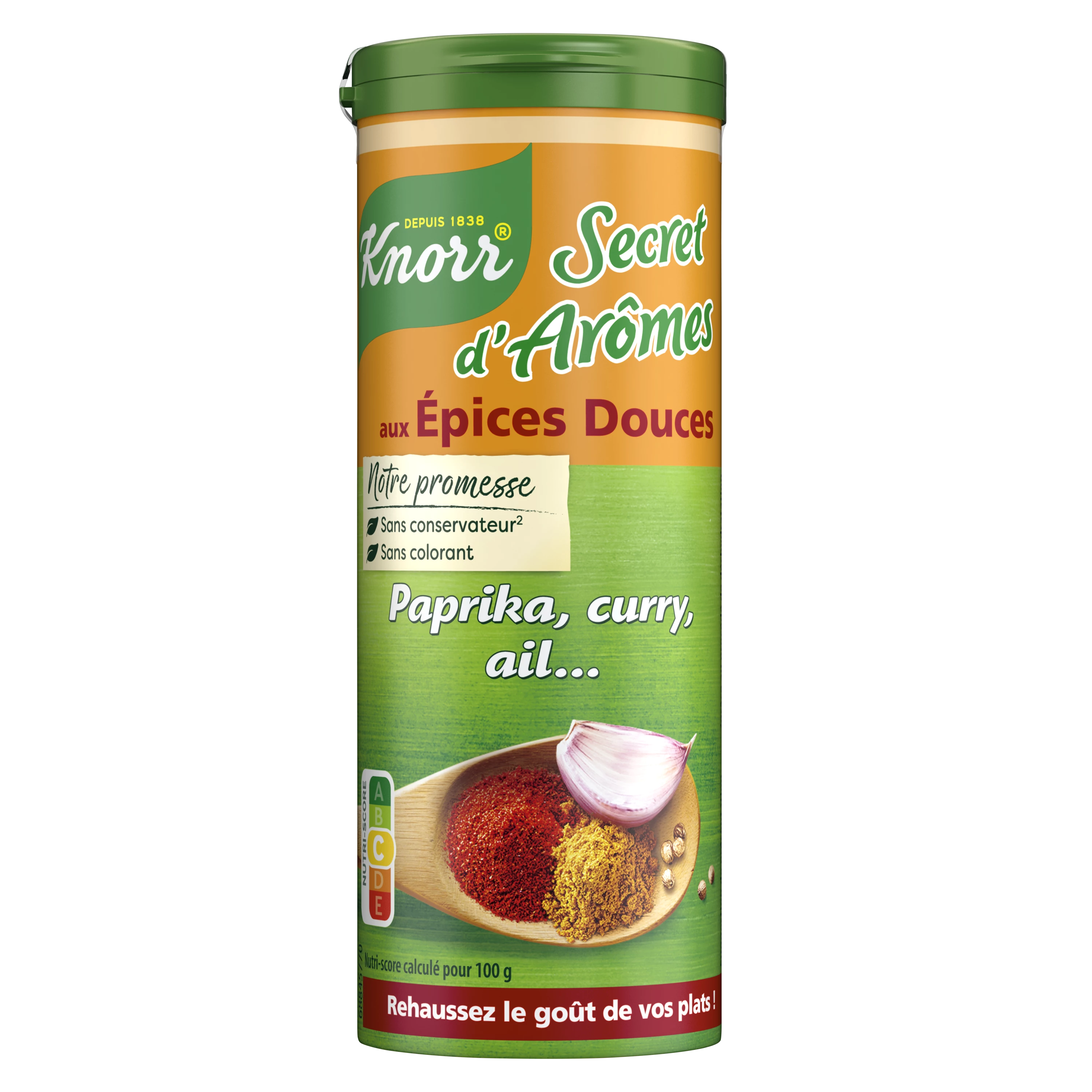 Powdered seasoning with soft spices, 60g - KNOOR
