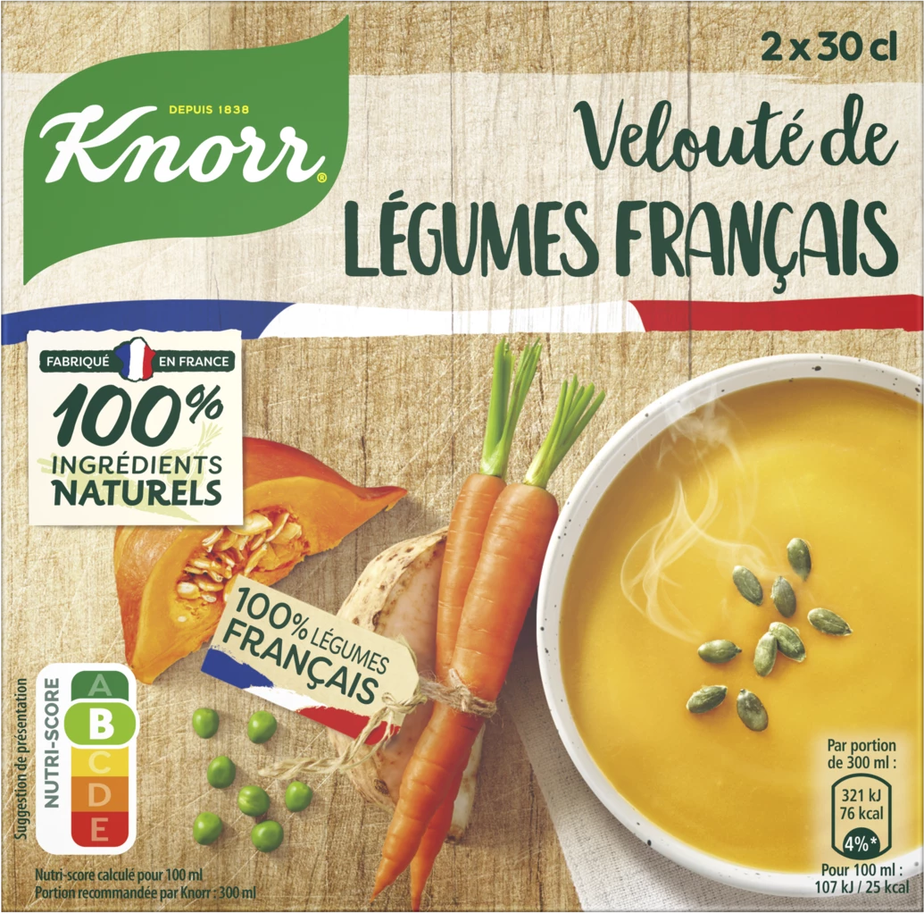 Sopa De Verduras Aterciopelada, 2X200ml -  KNORR