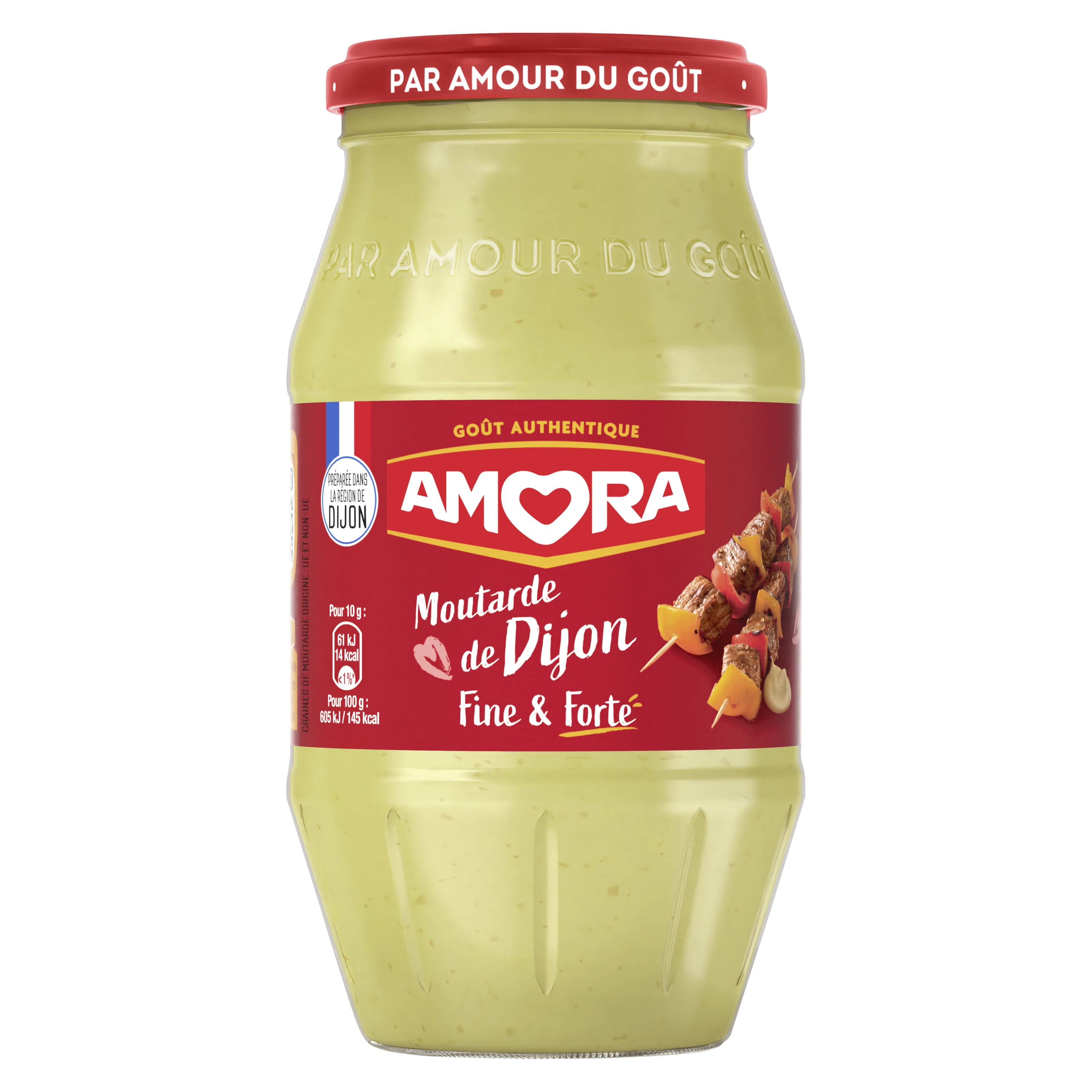 Mostaza Dijon Fuerte, 430g - AMORA