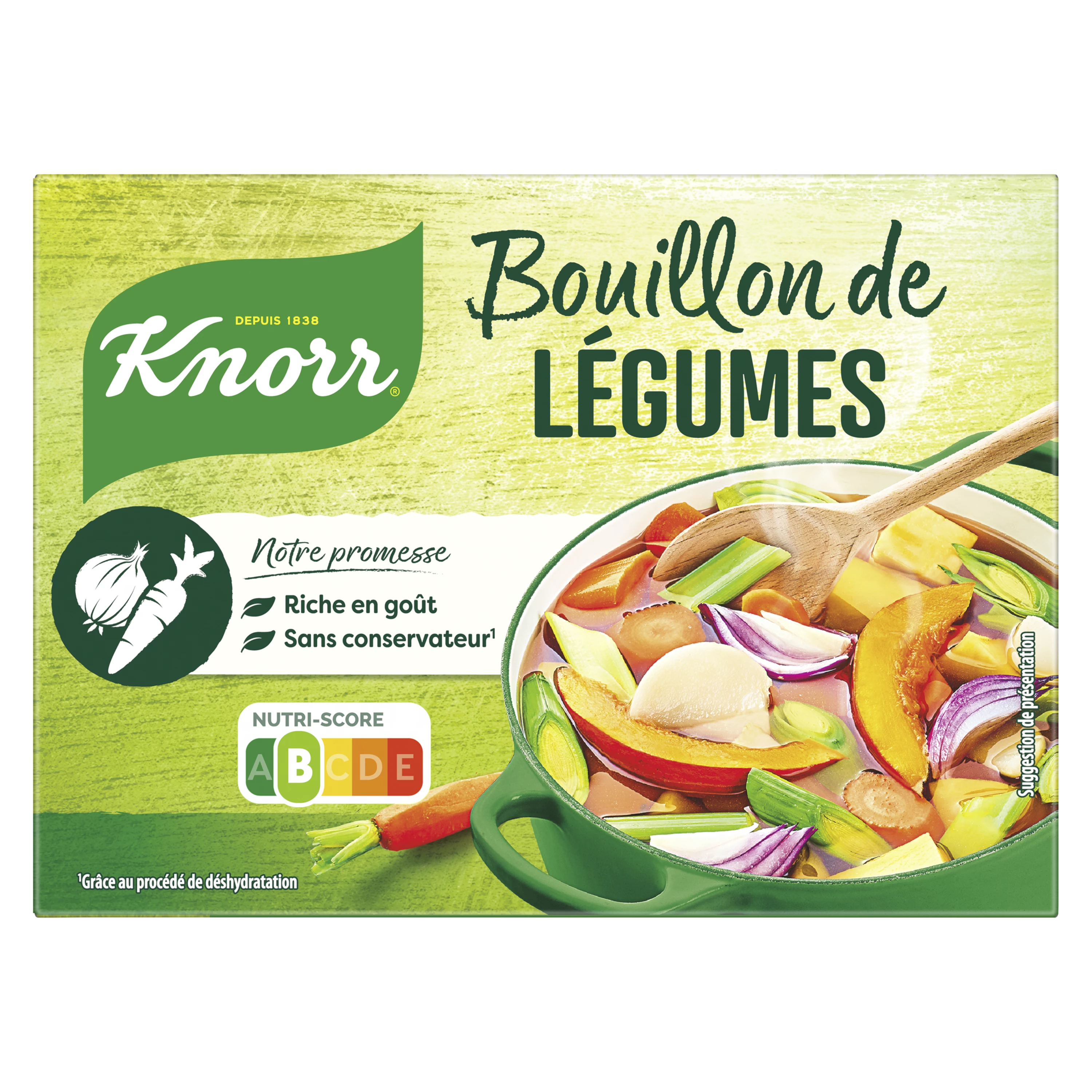 Gedehydrateerde groentebouillon, gearomatiseerd, 15x150g -  KNORR