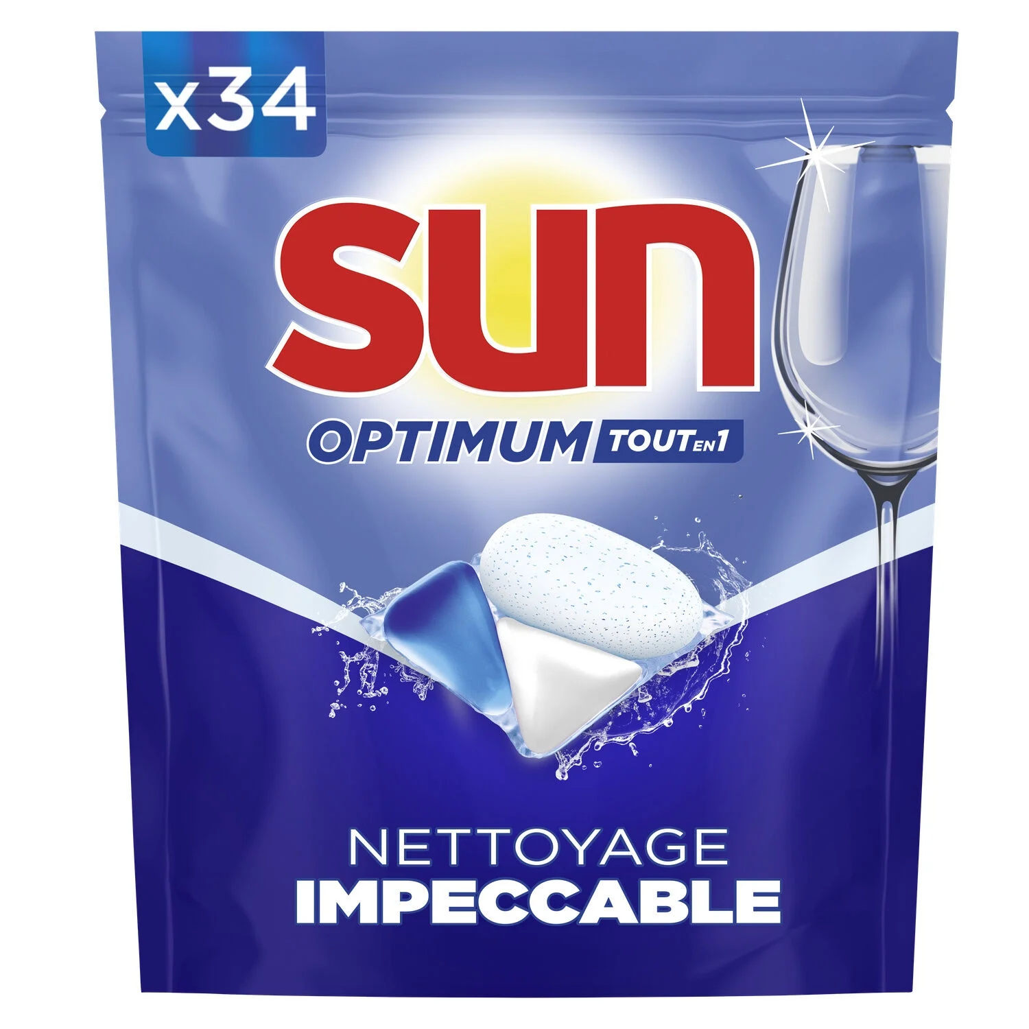 Optimum All In 1 Dishwasher Tablets X34 - Sun