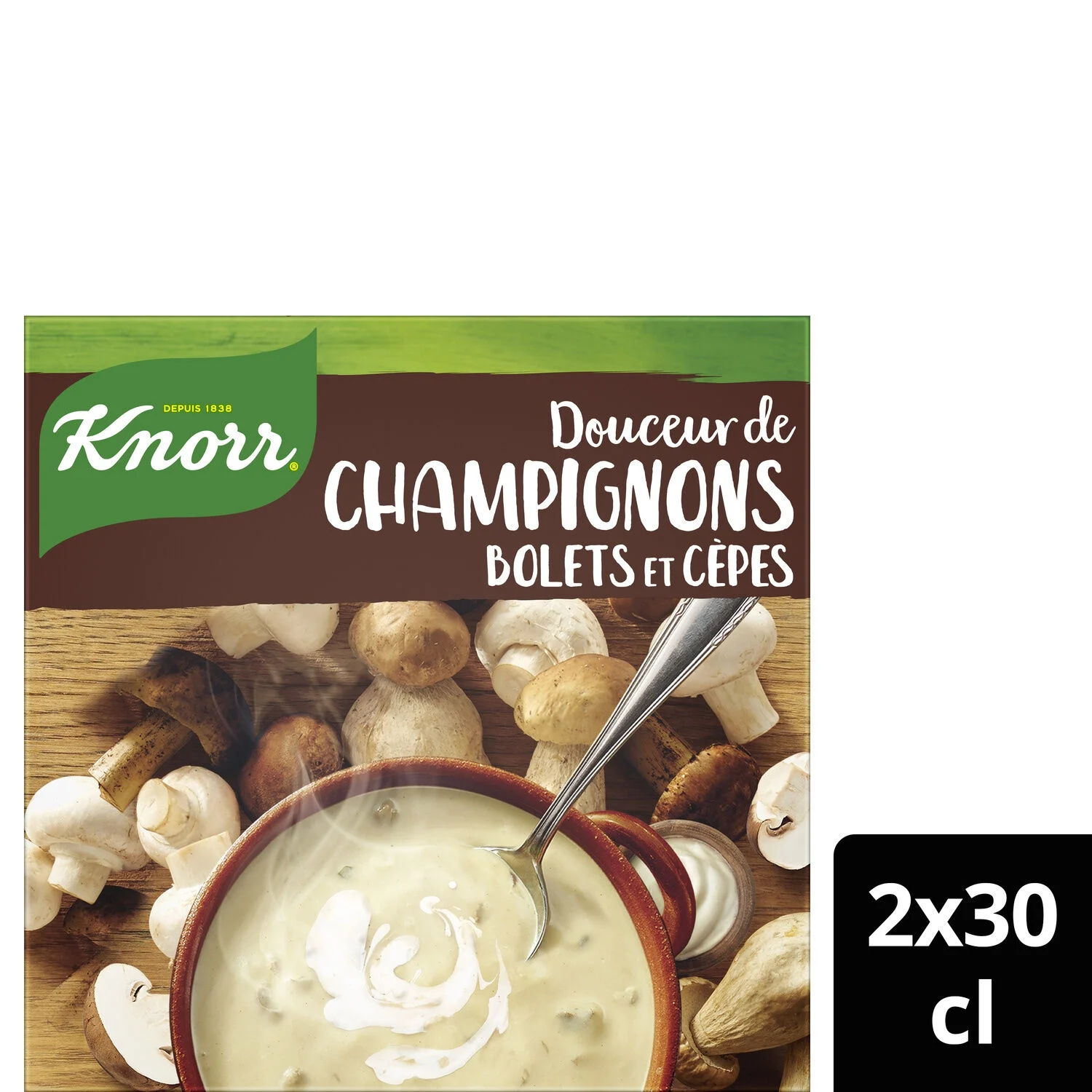 Liquid soup Softness of mushrooms Bolets and porcini mushrooms 2x30cl - Knorr