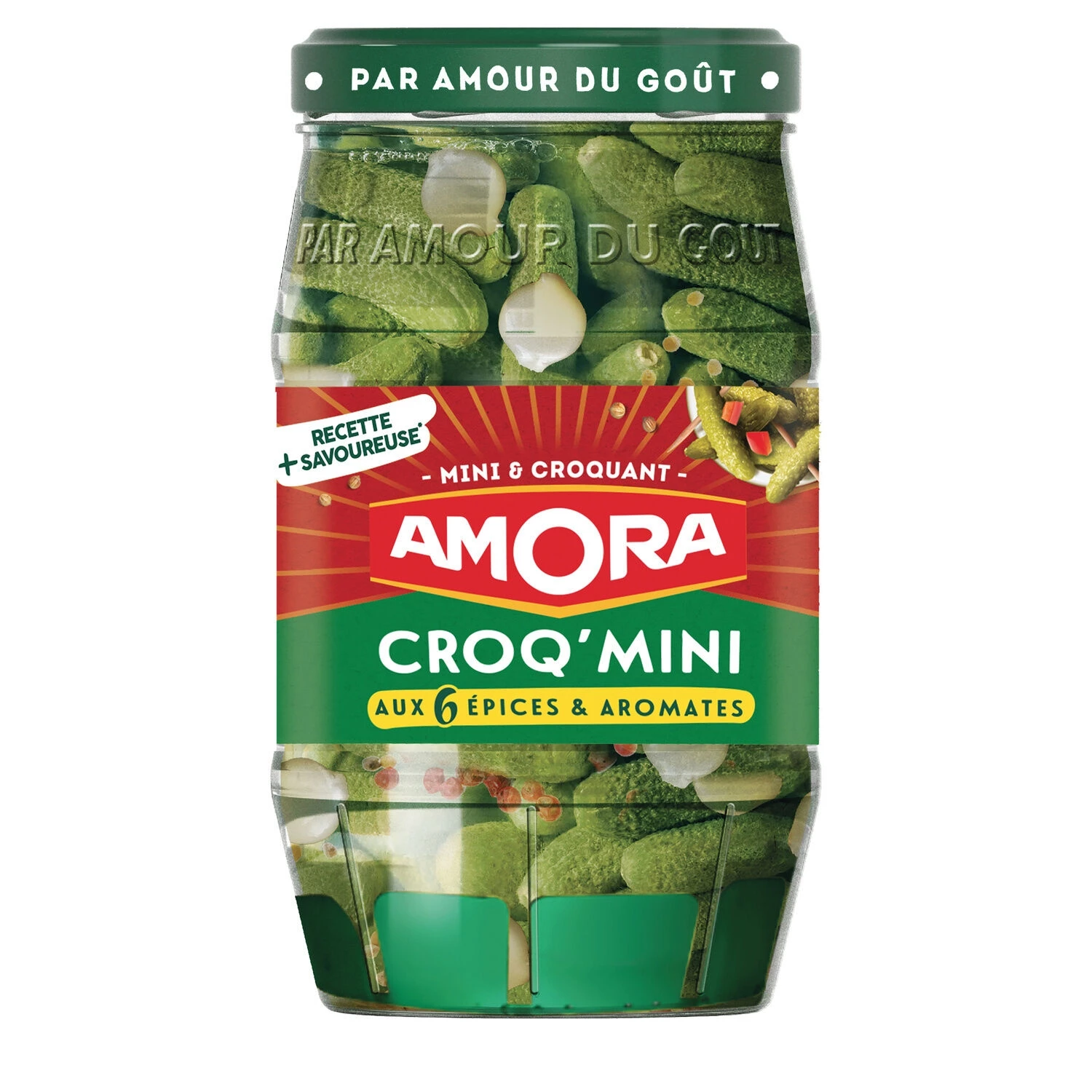 Pickles With 6 Spices And Herbs 205g - Amora