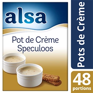 Alsa Pot De Crème Au Biscuit Spéculoos 720g 48 Portions