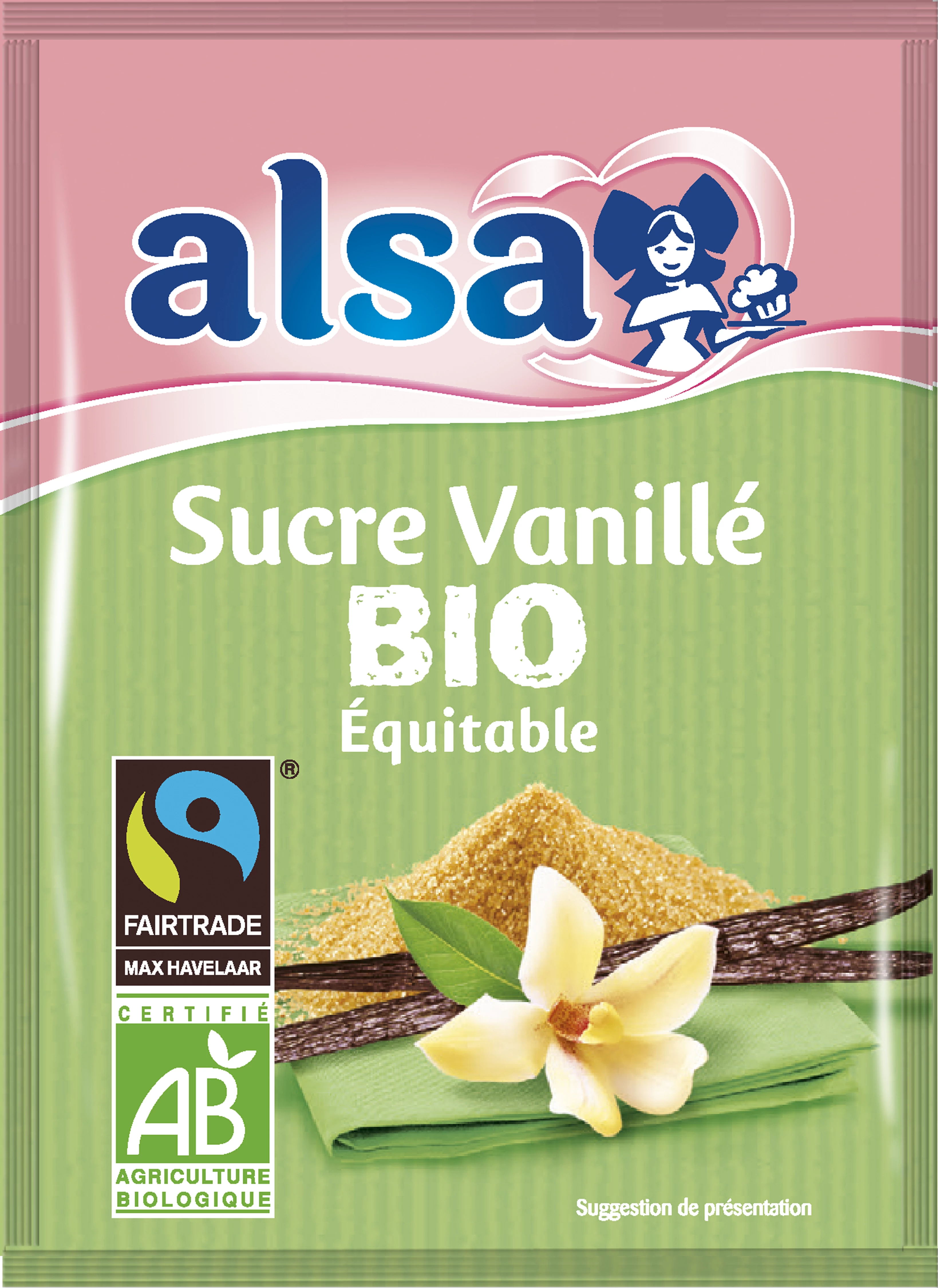 Sucre Vanillé Bio 45g - ALSA