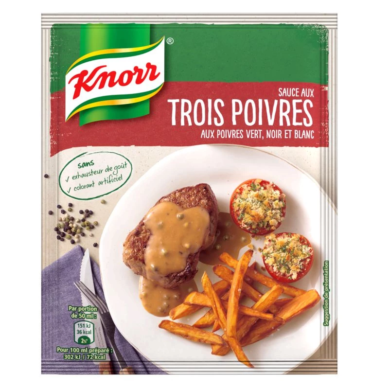 3 Pfeffersauce, 30g - KNORR