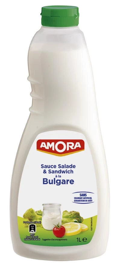 Amora Sauce Et Sandwich Salade Bulgare 1l