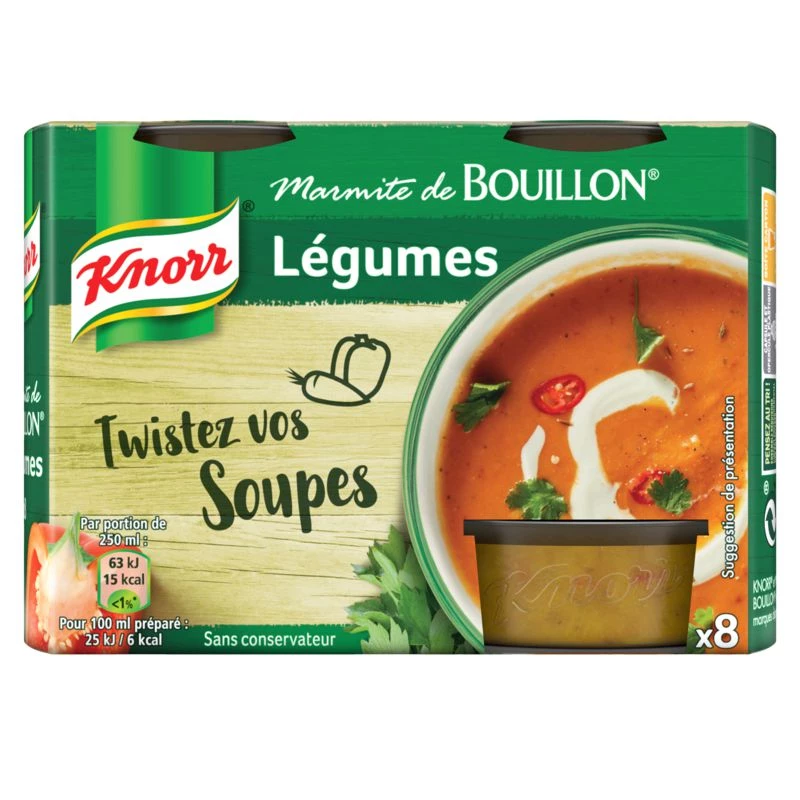 Marmita De Caldo De Verduras, 8X28g - KNORR