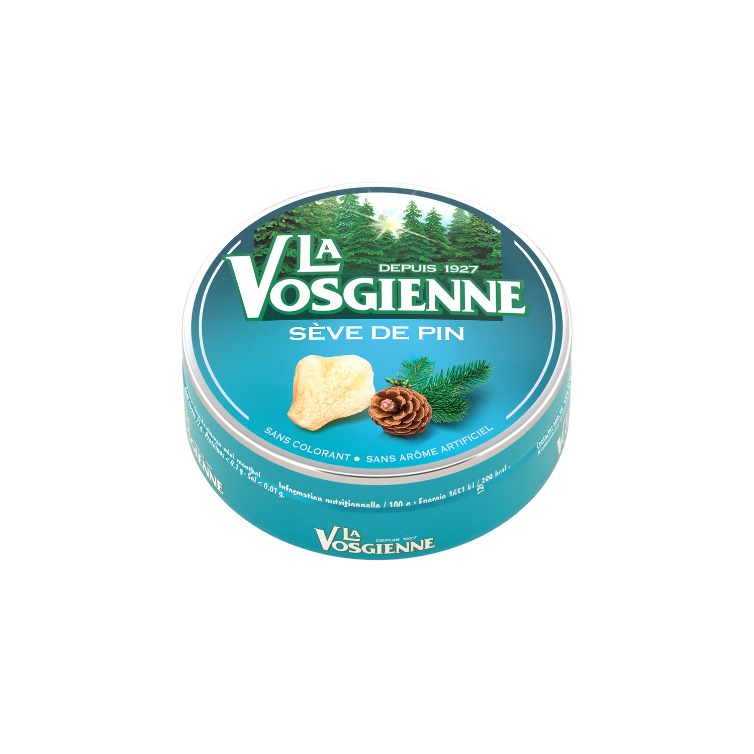 Bonbons seve de pin, boite 112 g - LA VOSGIENNE