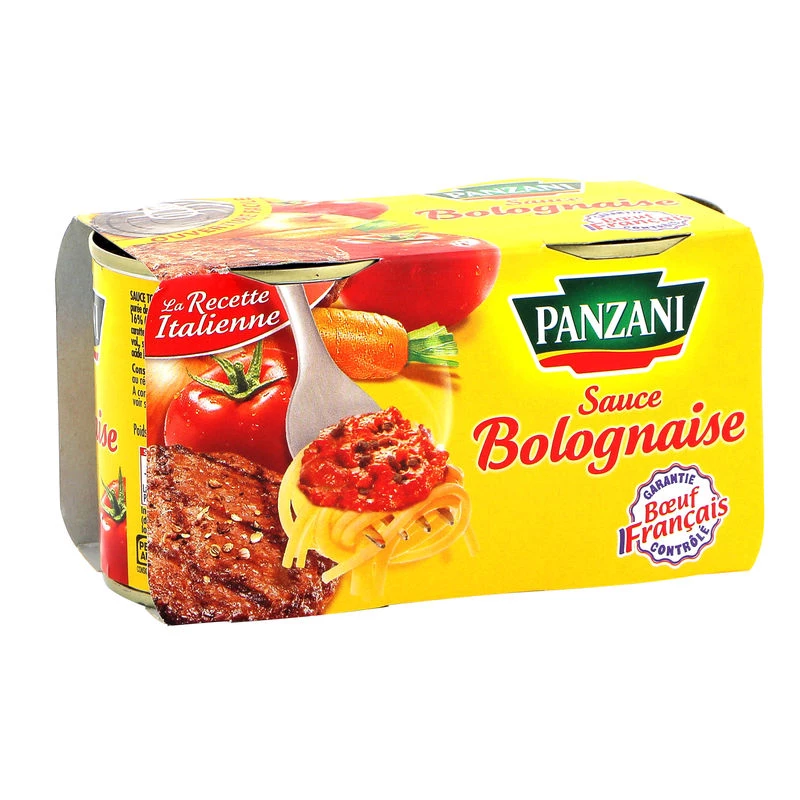 Sauce bolognaise en Boite 2x190g - PANZANI