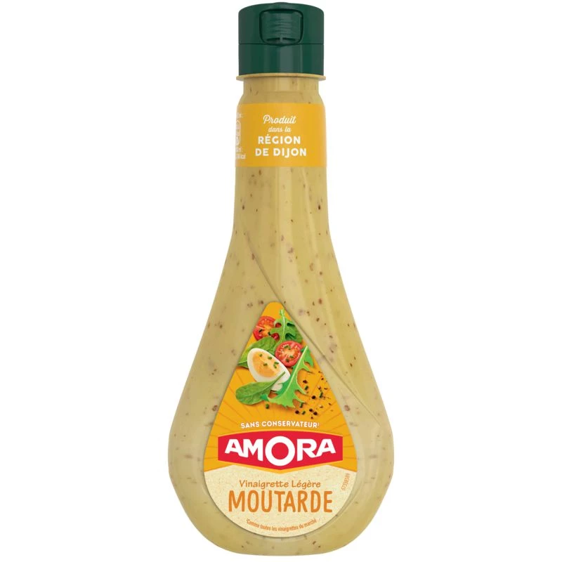 Vinaigrette légère à la moutarde 450ml - AMORA