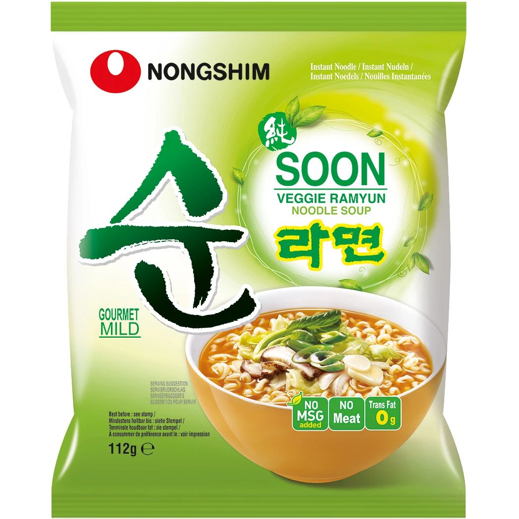 Nouilles Instantanee Soon Legumes 20 X 112 Gr - Nongshim
