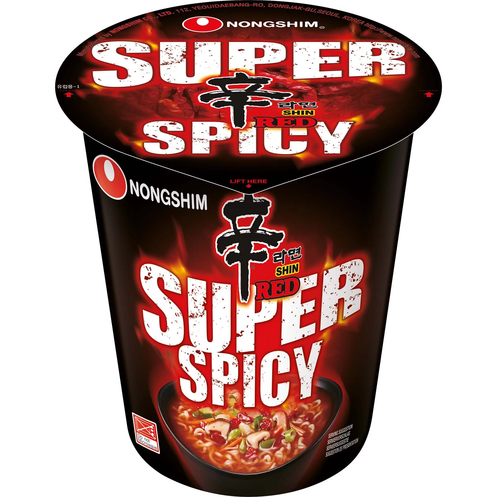 Cup Nouilles Inst. Shin Red Super Spicy - Nongshim